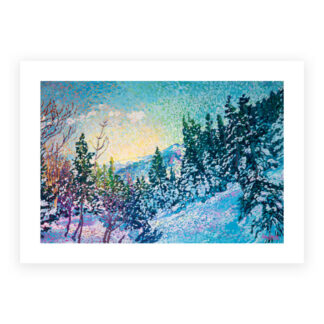 Winter in the Rockies Print
