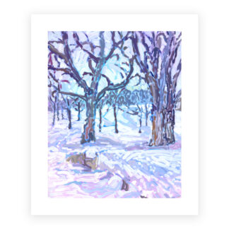 Snow Path Print