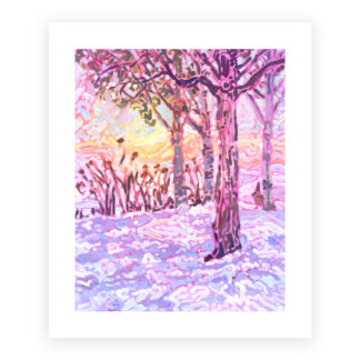 Winter Sunset Print