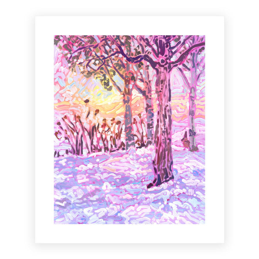 Winter Sunset Print