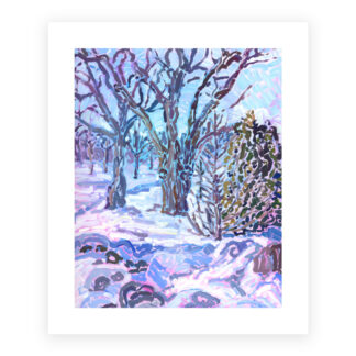 Sun and Snow Print