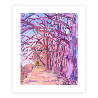 Wintergarden Trees Print