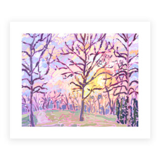 Sunrise in the Park Print
