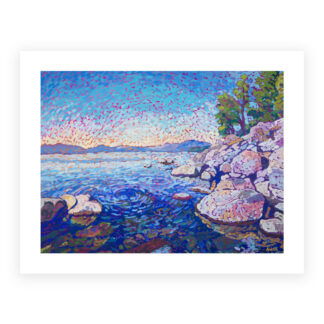 Lake Tahoe Water Circles Print