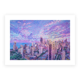 Chicago Rooftop Print
