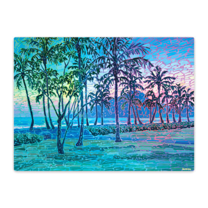 Coconut Trees at Dusk