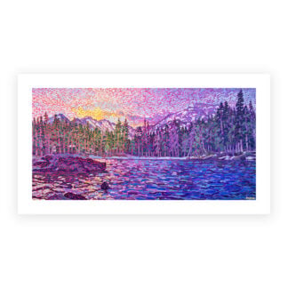 Nymph Lake Sunrise Print